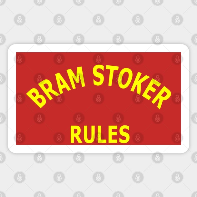 Bram Stoker Rules Sticker by Lyvershop